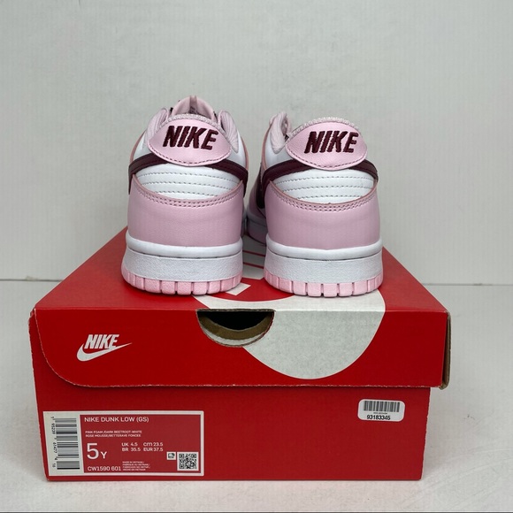 Nike Dunk Low GS “Valentine’s Day/Pink Foam” - Picture 4 of 4